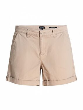 Jones New York Light Beige Roll-Cuff Bermuda Shorts
